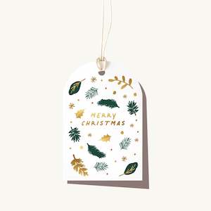 Christmas: Elm Paper | Tag | Christmas Greenery Gift Tag