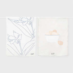 Father Rabbit | Tea Towel Set | Seven