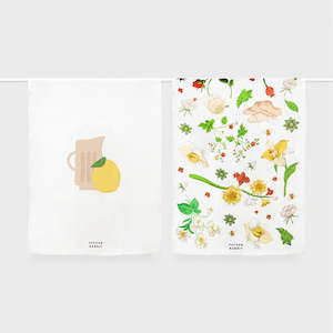 Father Rabbit | Tea Towel Set | Three