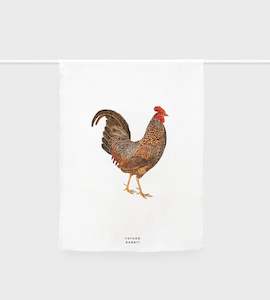 Father Rabbit Tea Towels: Father Rabbit | Tea Towel | Rooster
