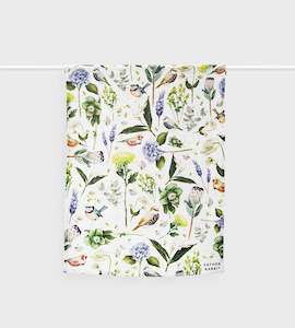 Father Rabbit | Tea Towel | Botanica | Cream
