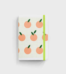 Lettuce A6 Hardcover Notebooks: Lettuce | Hardcover Notebook | Peach Grid