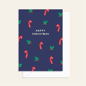 Elm Paper | Christmas Candy Cane's Card