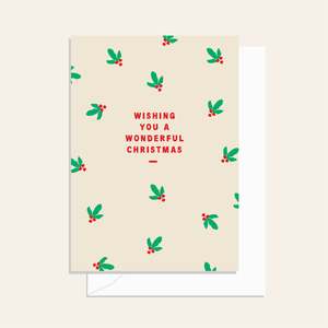 Elm Paper | Wonderful Christmas Card