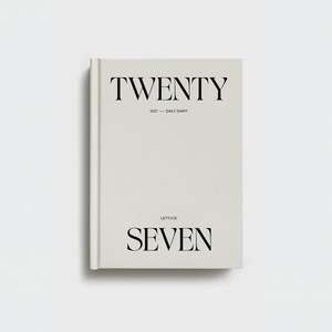 Lettuce 2027 Daily Diary | Minimal Typographic