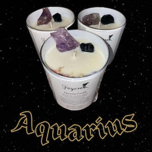 Zodiac Collection: Aquarius Candle