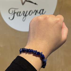 Crystal Jewelry: Lapis Lazuli Chip Bracelet