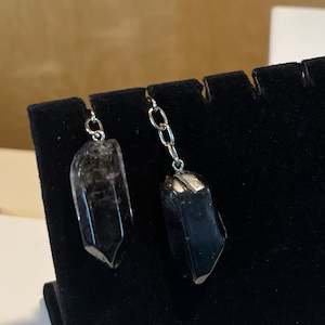 Crystal Accessories: Smoky Quartz Point Keychain