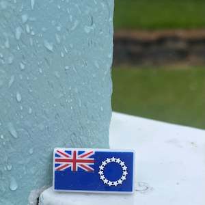 Croc Charms: Cook Island Flag Croc Charm