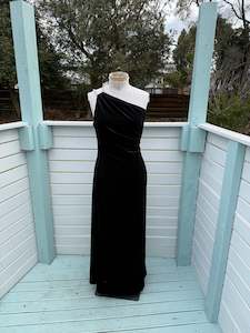 Diamante Velvet Gown