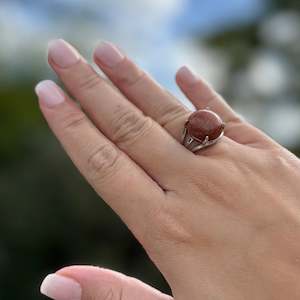 Rings: Goldstone Crystal Ring