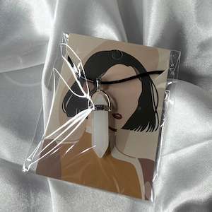 Clear Quartz Pendant Necklace