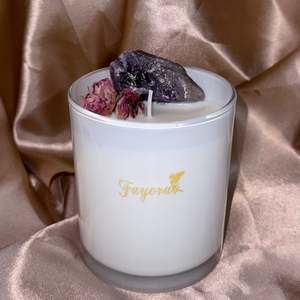 Fayora Essential Candle Collection: Amethyst Mini Candle (350ml)