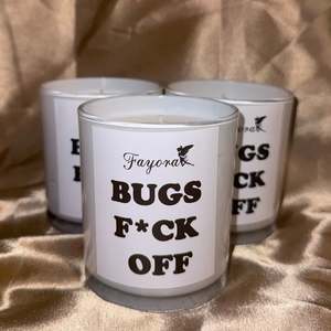 Occasion Candles: BUGS F*CK OFF CANDLE