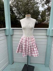 Thrift: Pink Plait Skirt
