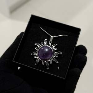 Necklaces: Amethyst Sun Pendant