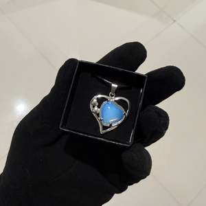 Necklaces: Opalite Heart Pendant