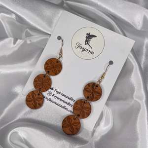 Earrings: Talavou Wooden Earrings