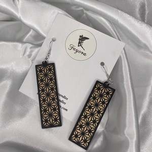 Drop Wooden Earrings