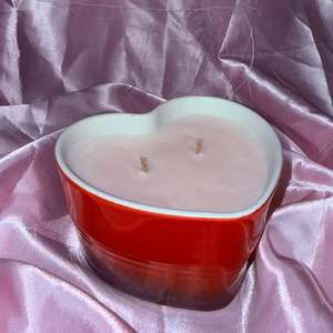 Wax Mold Candles: Heart Shaped Ceramic Candle