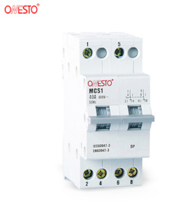 Ac Circuit Breakers Switches: Manual Changeover Switch 40A 2-Pole
