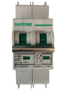 Dc Circuit Breakers Switches: 6A DC Circuit Breaker 2-Pole