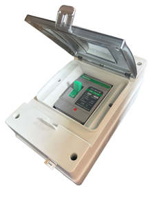 Dc Circuit Breakers Switches: 200A DC MCCB 2-Pole With Enclosure