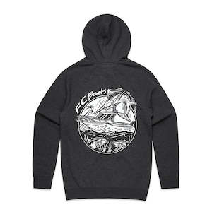 Apparel: FC Boats Hoodie - Asphalt Marle