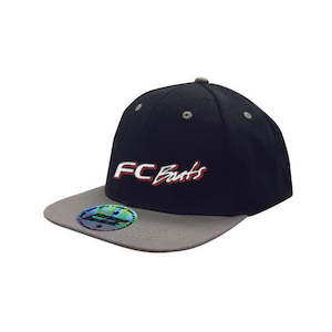 Apparel: FC Boats Flat Peak - Black & Grey