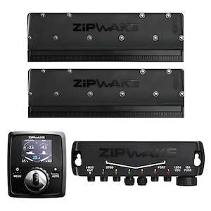 Zipwake S Series Interceptors 300mm Kit Incl Led Display Switch