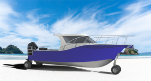 Amphibious: Fin Chaser Boats 800 HT Walk Around Amphibious (Coming Soon)