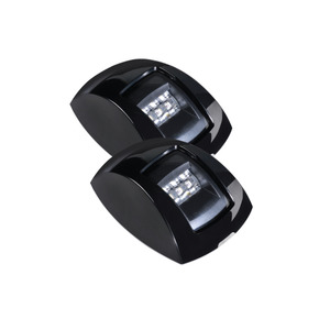 Narva LED Navigation Lights Clear Lens, Black