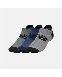 Performance Invisible No Show 3 Pack - Assorted Colours