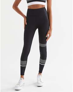 Leggings: Lilybod Activate Full Length Legging - Black/White