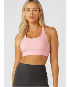 Tops: Lorna Jane Amy Maximum Support Sports Bra - Strawberry Lemonade