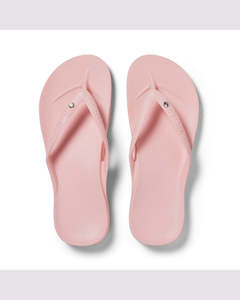 Footwear: Archies Arch Support Jandals - Crystal Pink