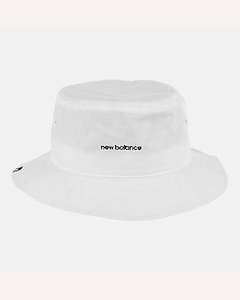 Headwear: New Balance Bucket Hat - White