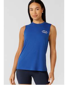 Tanks: Lorna Jane Lotus Muscle Tank - Cobalt Blue*