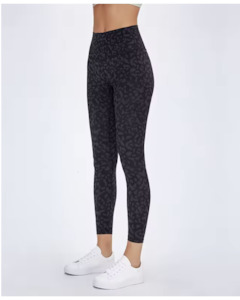 Fearless Club Lifestyle Legging - Black Leopard