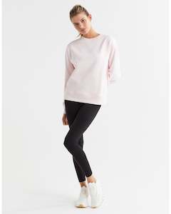 Lilybod: Lilybod Millie Classic Fleece Crew - Powder Pink