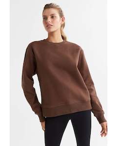 Lilybod Millie Classic Fleece Crew - Peppercorn