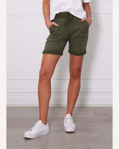 Monaco Jeans: Monaco Jeans Riley Short - Khaki