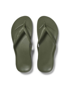 Sandals: Archies Arch Support Jandals - Khaki