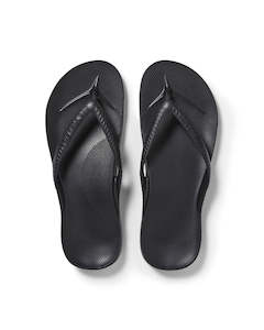 Sandals: Archies Arch Support Jandals - Black