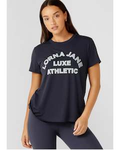 Sale: Lorna Jane Lotus Limited Edition Tee - Ash Blue