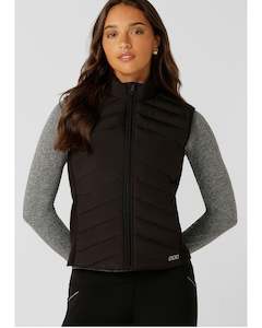 Lorna Jane Run Warmer Active Puffer Vest - Black