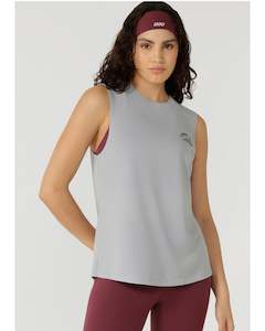 Tanks: Lorna Jane Lotus Muscle Tank - Light Glacier Blue