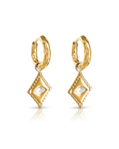 New: Ever Jewellery Arena Huggie Earrings - Gold