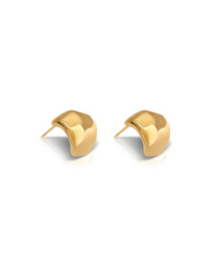 Leisure: Ever Jewellery Movement Stud Earrings - Gold