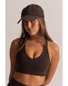 Tops: Hyperluxe Shape Sports Bra - Espresso
